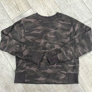 Athleta Camo crewneck